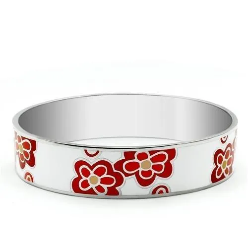 TK288 - Hochpoliertes (ohne Verzinkung) Edelstahl Armband mit Epoxy in No Stone