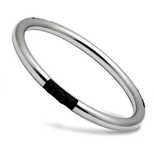 TK404 - Hoch poliertes (ohne Beschichtung) Edelstahl Armband ohne Stein
