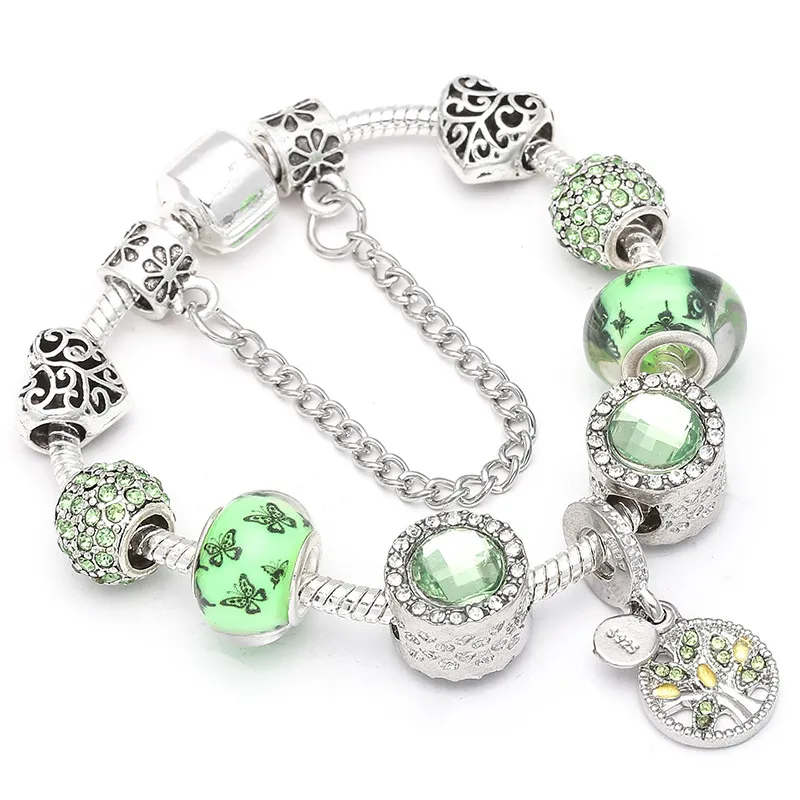 Frühling Charm Lady Armband Anhänger von Baum des Lebens