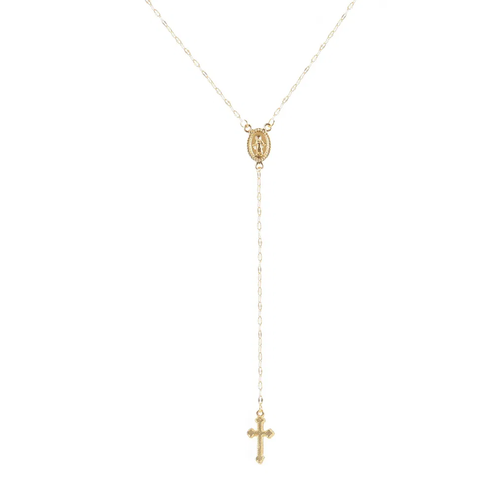 Fügen Sie Ihrem Look einen Hauch von Eleganz hinzu mit unserer exquisiten Kreuz-Kette für Frauen - Y-Kette mit Anhänger, trendiger Mode-Schmuck und Accessoires mit Extender enthalten