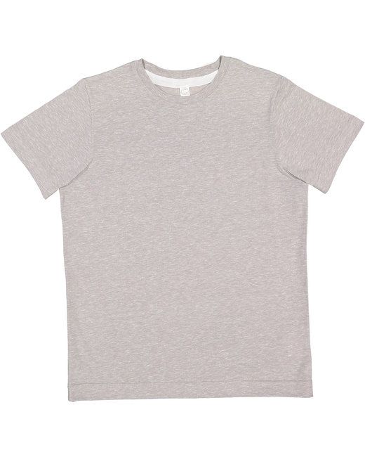 LAT 6191 Youth Harborside Melange Jersey T-Shirt