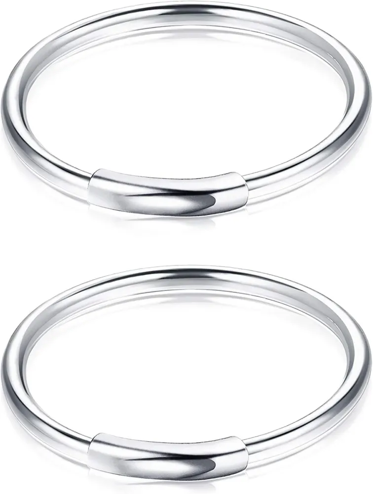 925 Sterling Silber Septum Nasen Ringe Hoop für Frauen Männer 22G winzige Knorpel Hoop Ohrringe Tragus Muscheln Piercing Schmuck hypoallergen