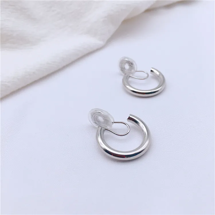 Ladies Vintage Metal Jewelry Mosquito Coil Plate Ohr Clip