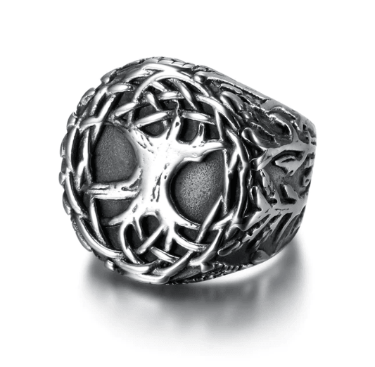Beowulf Regalia Handarbeit Edelstahl Yggdrasil