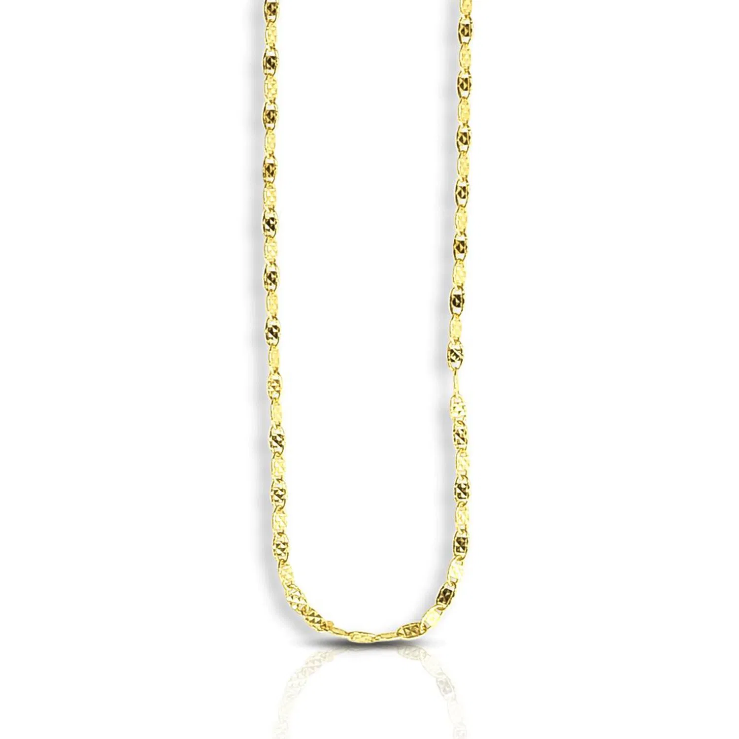 14 Karat Gelbgold Sparkle Valentino Kette (1,70 mm)