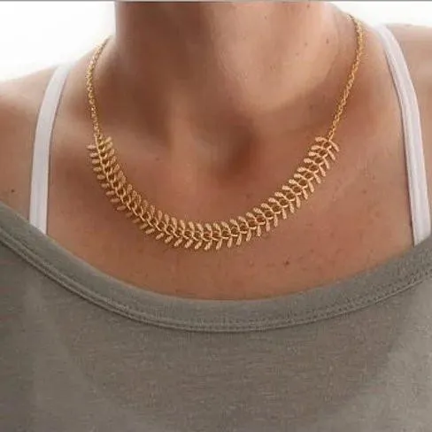 Julius 18 Kt Gold gefüllte Halskette und Armband Set