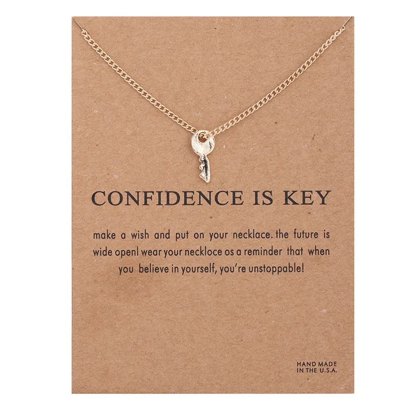 Mode Schmuck Kette Schlüssel Halskette für Frauen Stil 101