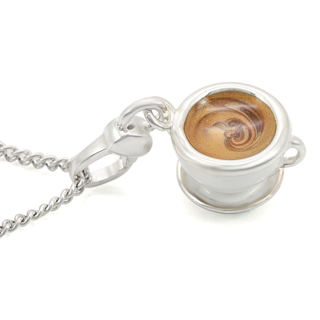 LOS436 - Silber 925 Sterling Silber Kette Anhänger ohne Stein