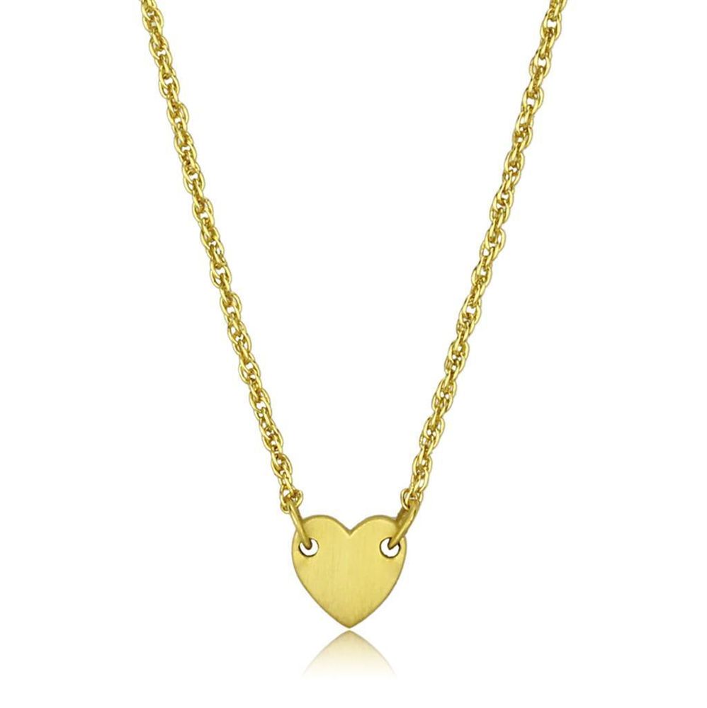 LO3843 - Gold & Brush Brass Chain Anhänger ohne Stein