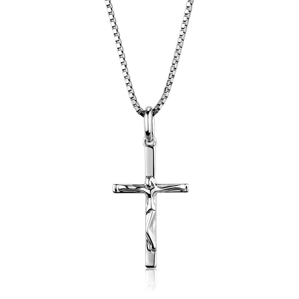 3W847 - Rhodium-Brass - Kette-Hänger ohne Stein