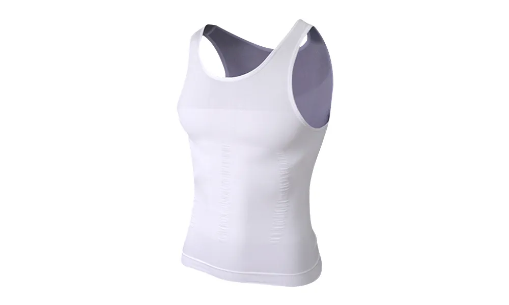 Männer Slimming Vest Body Tank Shaper Kompressionshemd Ärmellos