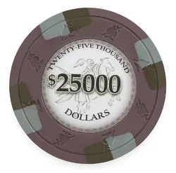 Poker Knights 13,5 Gramm, $25.000, Roll von 25