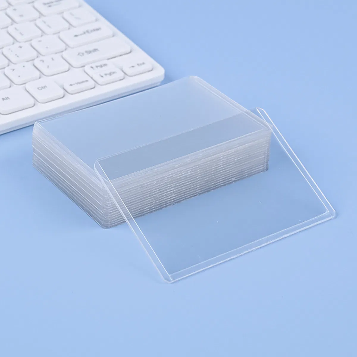 20pcs Transparente ID Abzeichen Halter Horizontale Vertikale Portable Großkapazität Karten Case Für Visitenkarte Studentenkarte Buskarte Arbeitskarte Schulbüro