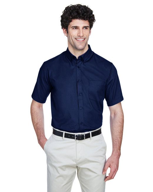 CORE365 88194T Men 's High Optimum Short-Sleeve Twill Shirt