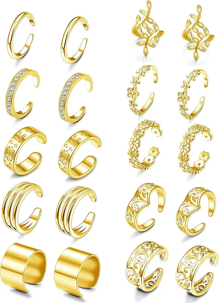 10Paars verstellbare Ohr Manschette Clip Ohrringe Set für Frauen Edelstahl Nicht-Piercing Knorpel Clip On Wrap Ohrring Set