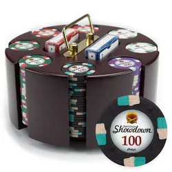 200ct Claysmith Gaming Showdown Chip Set im Karussell