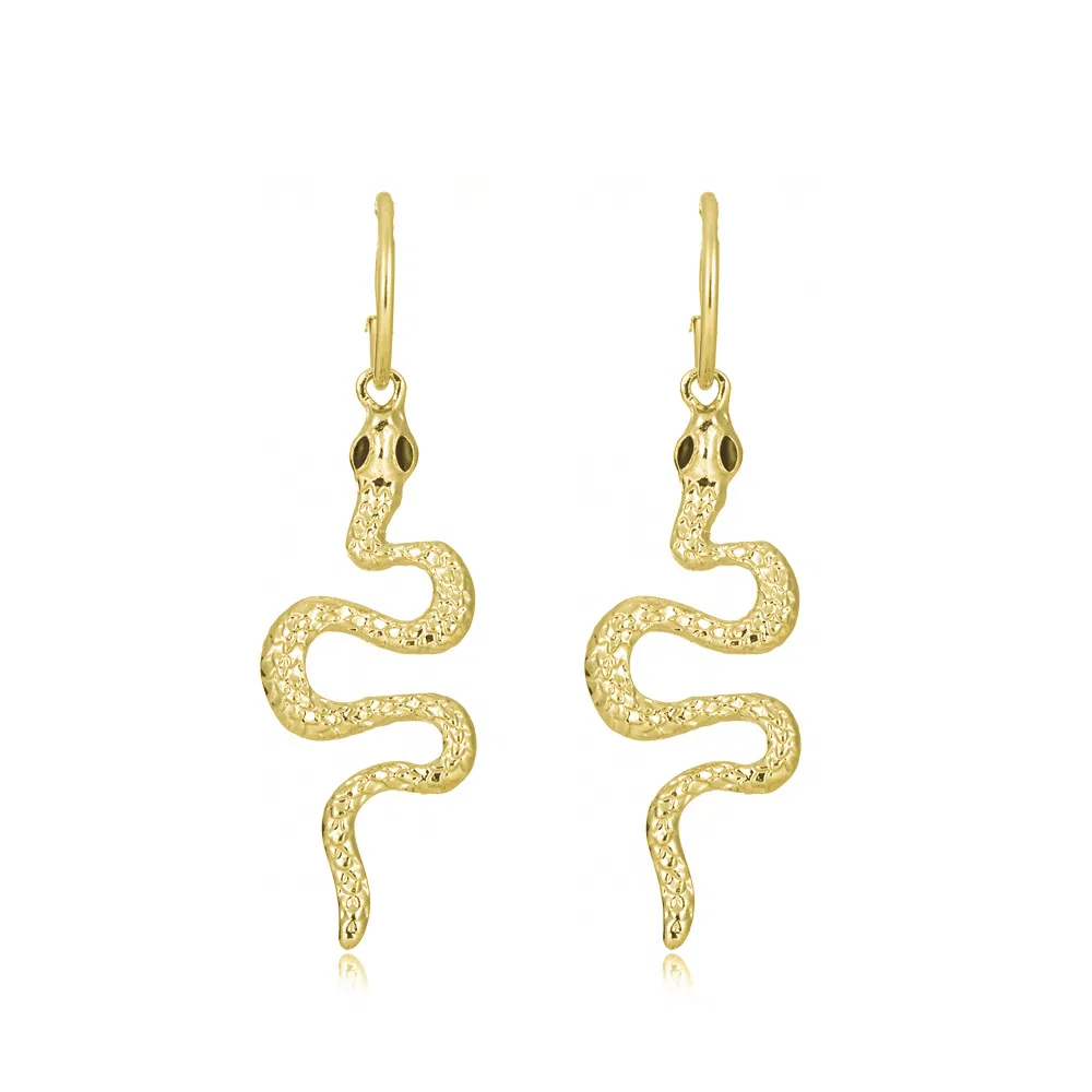 Frauen Vintage Persönlichkeit Snake Element Ohrringe