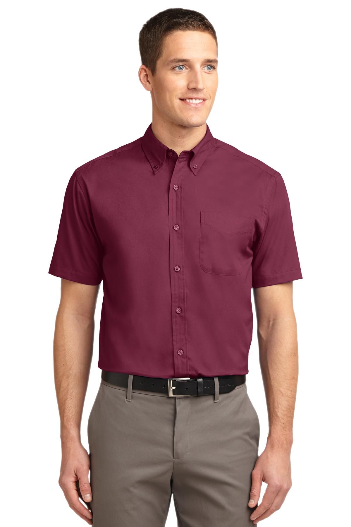Hafenbehörde Tall Short Sleeve Easy Care Shirt TLS508