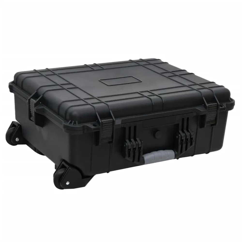 Wheeled Flight Case Schwarz 24.8
