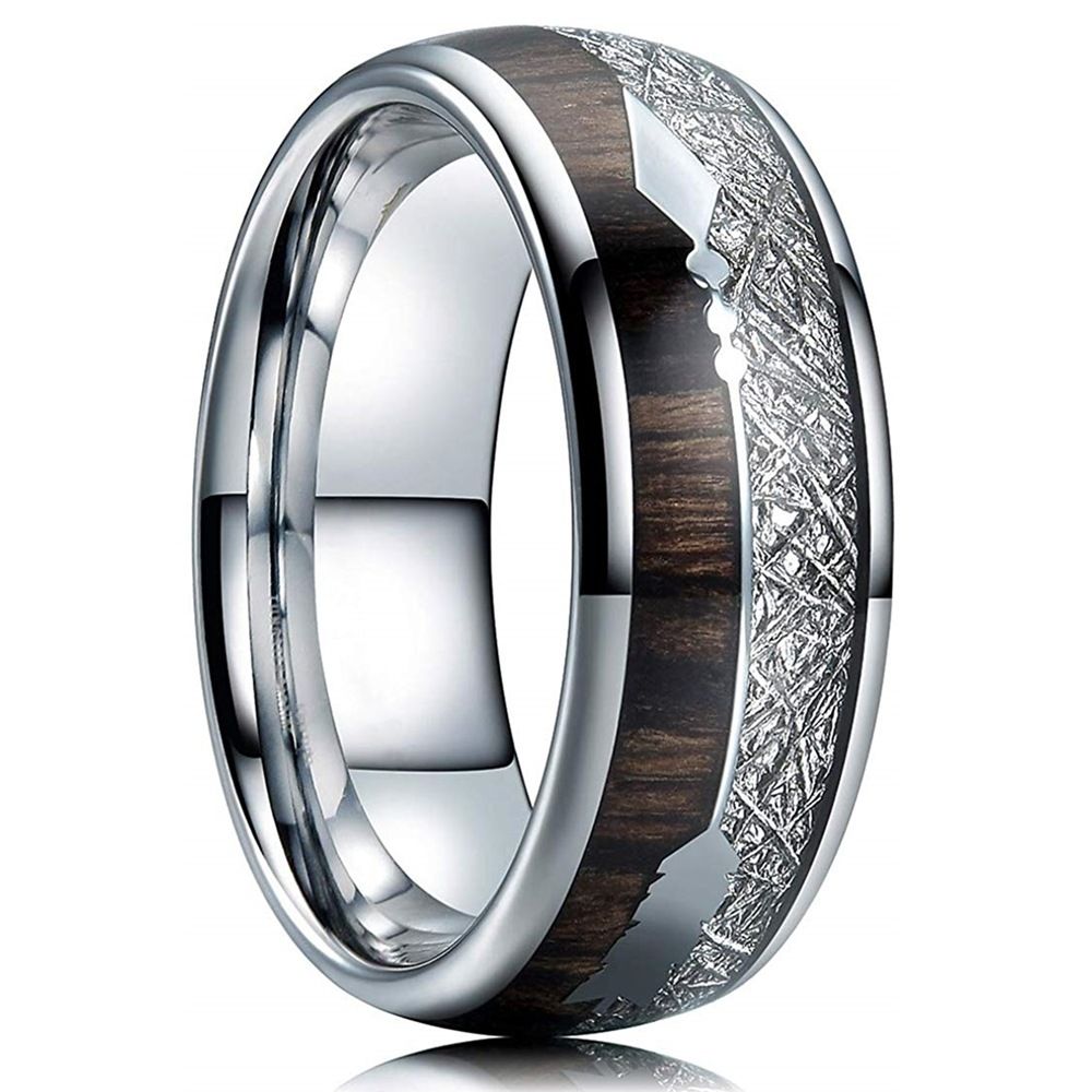 Europäische und amerikanische Mode Edelstahl Hochzeitsring einfacher Rosegold Meteorit Sand Oberfläche Männer und Frauen Ring