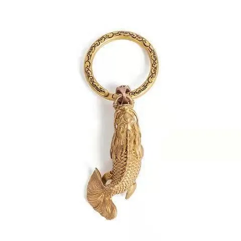 Original Handmade Pure Kupfer Brass Keychain Pendants