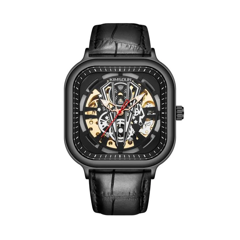 Männer Mode Skeleton Automatische mechanische Uhren