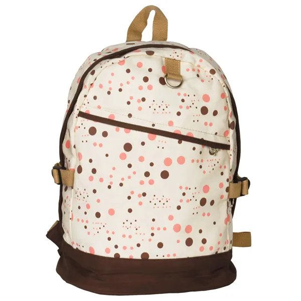 Happy Painting Fabric Art School Rucksack Outdoor Daypack
