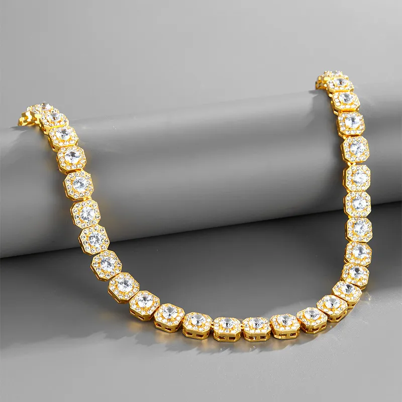 Quadrat Zircon Rock Candy Persönlichkeit Klavicle Kette