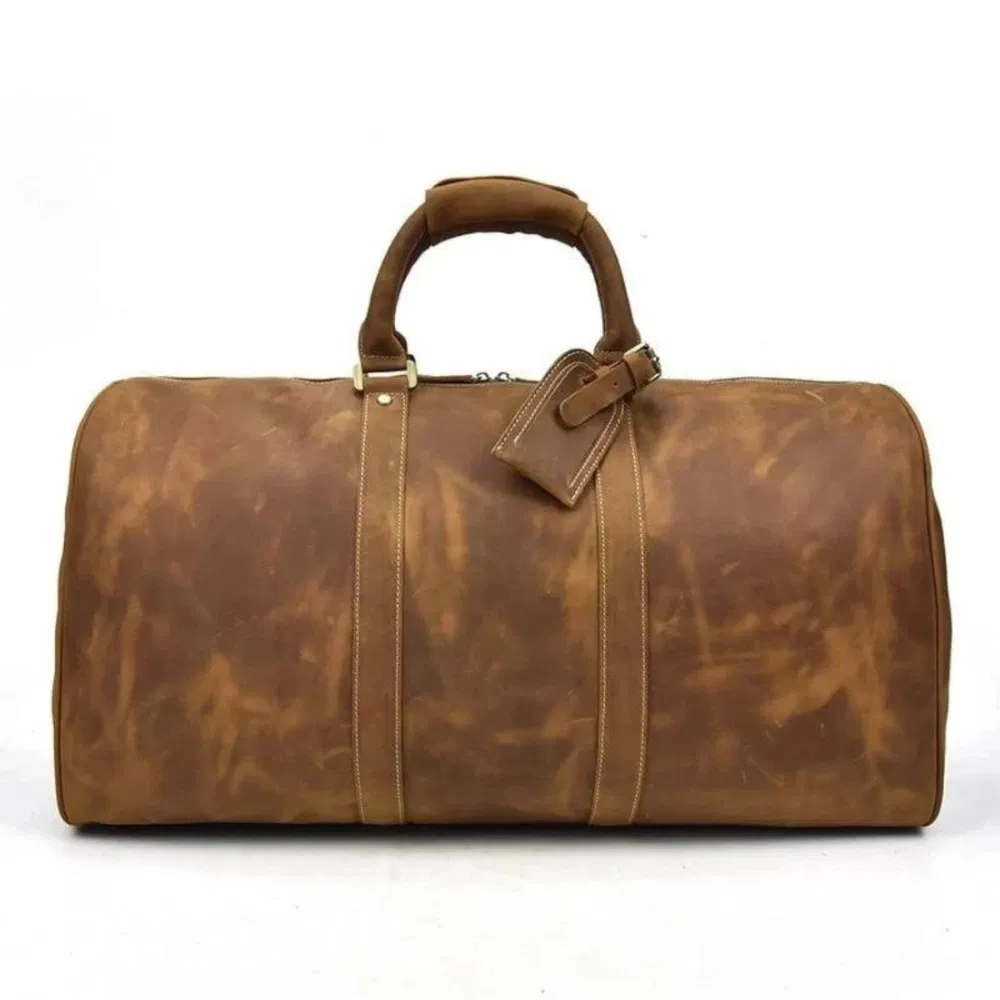 Der Bjarke Weekender| Handgefertigte Leather Duffle Bag