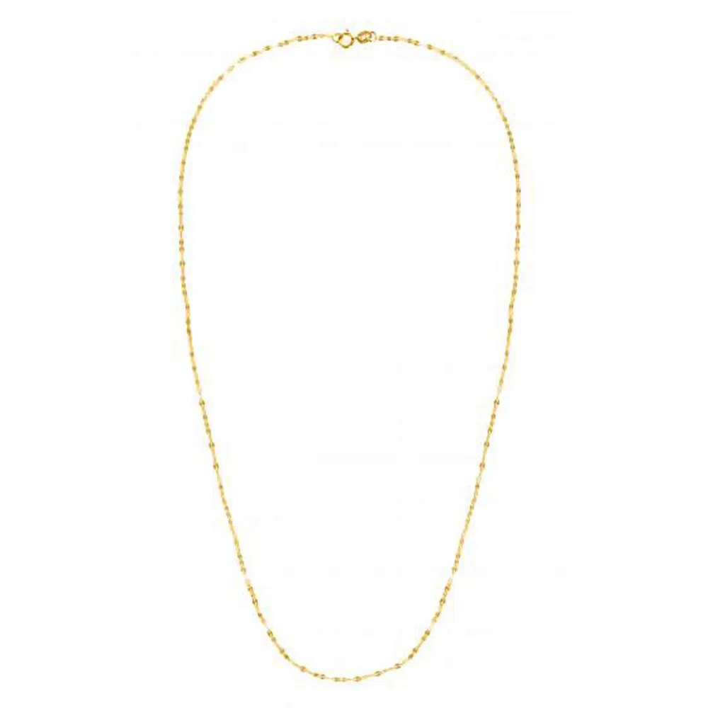 14 Karat Gelbgold Alternative Valentino-Kette (1,40 mm)