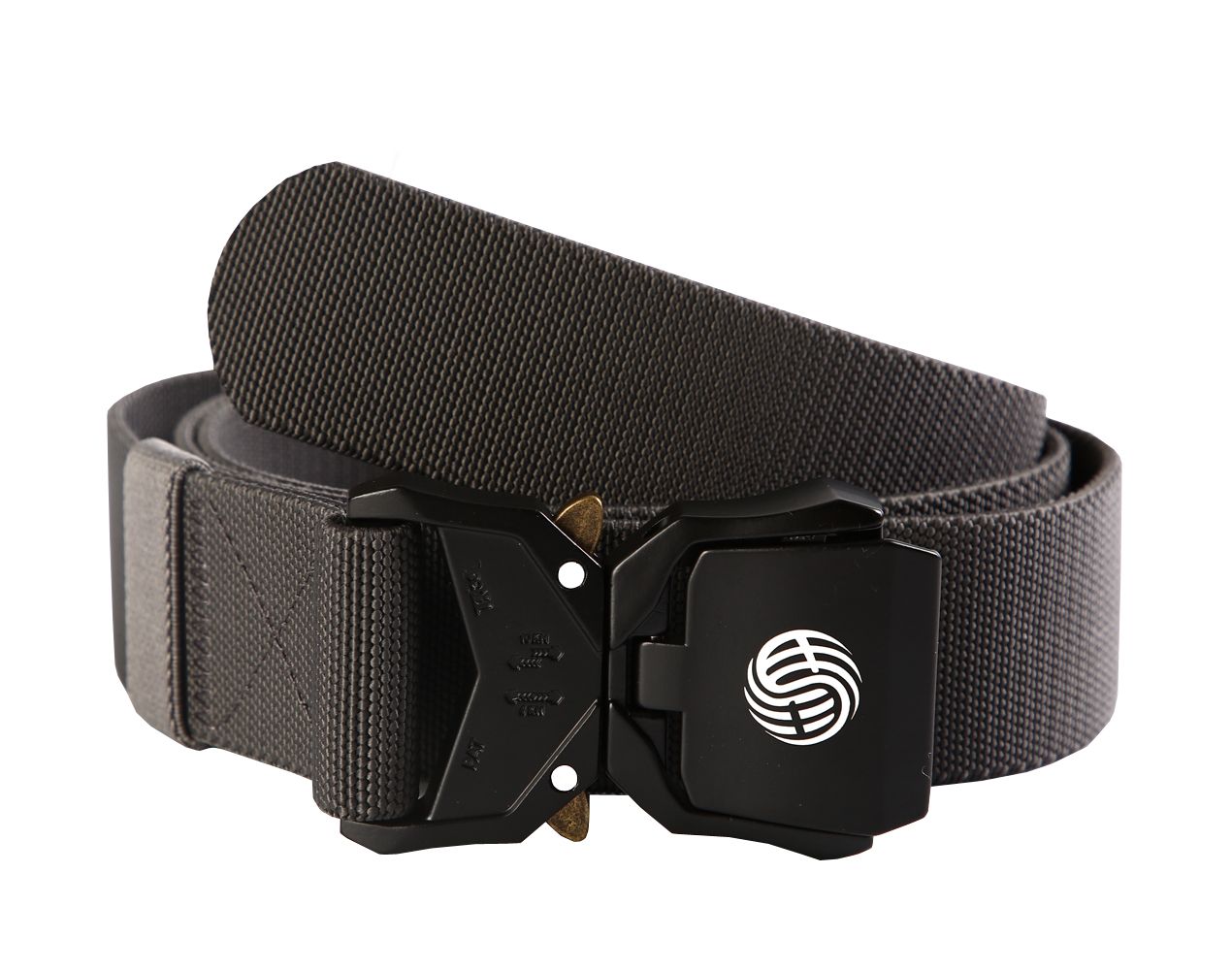 Schnellbefreiung Schnalle taktischer Gürtel Militär Wander Rigger Nylon Web Work Gürtel Heavy Duty Work Gürtel Stretch Strap ((Coffee)