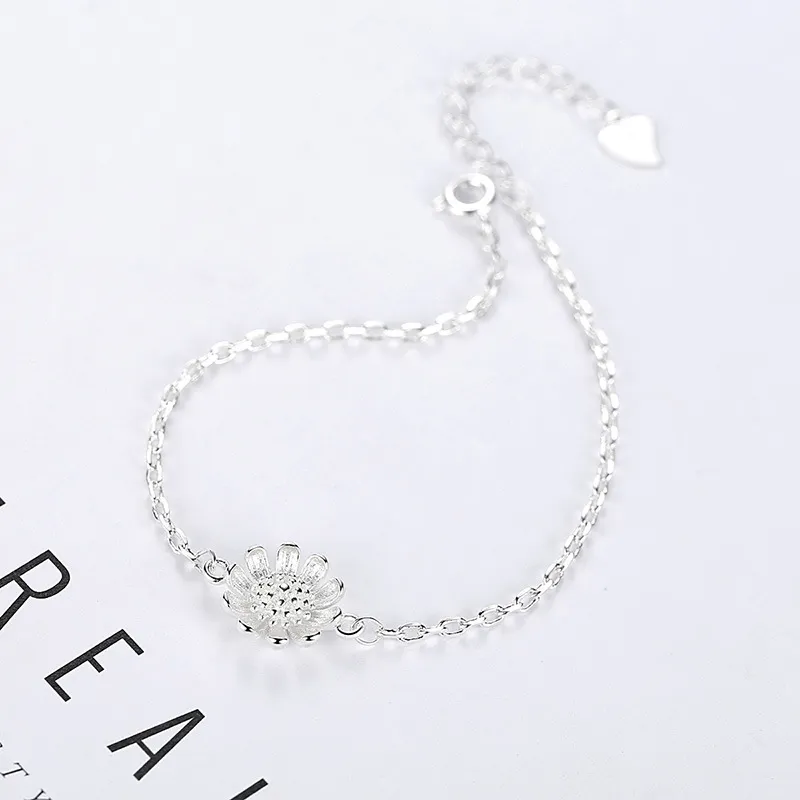 Frauen Mode einfache Sonnenblumen Daisy Armband