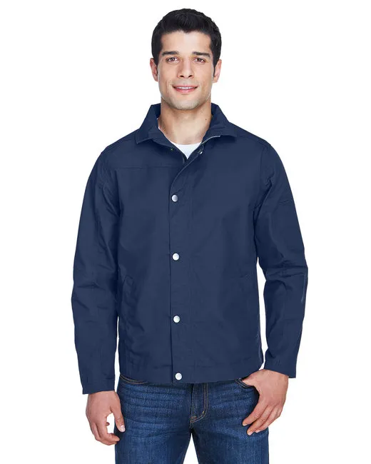 Herren Hilfsleinwand-Workjacke - DARK CHARCOAL - 5XL