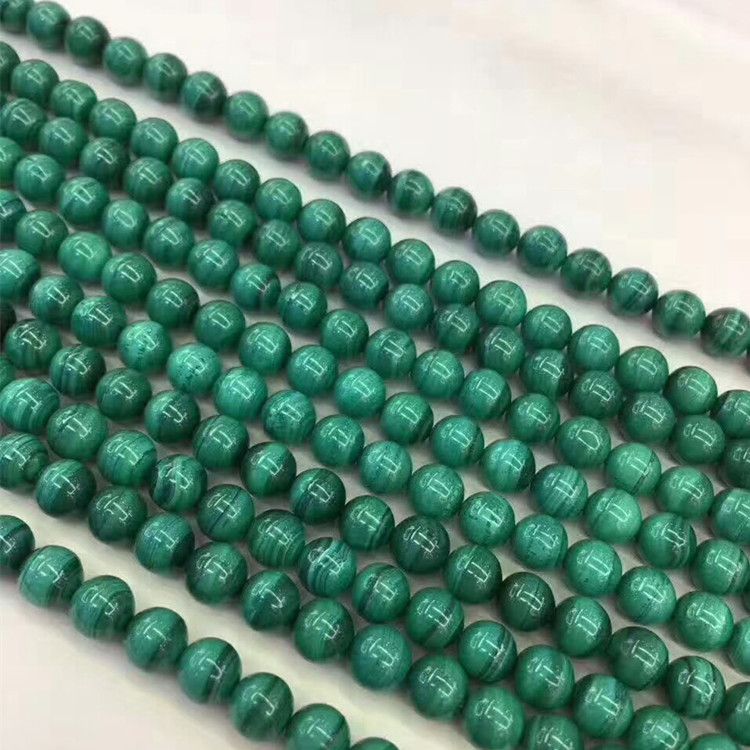 Malachit Loose Beads Natürliche Halbfertige lange Kette