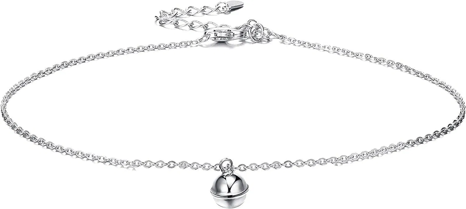 Glocken Armband S925 Sterling Silber Ankleber für Frauen Armband Schmuck verstellbare Kette Armband Ankleber Länge
