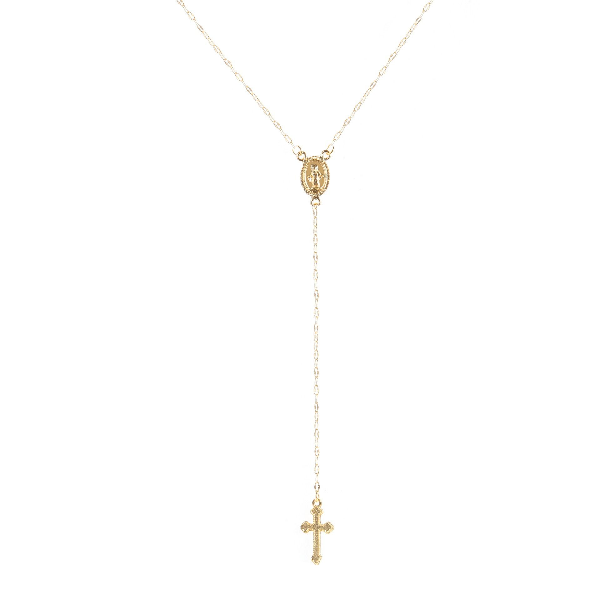 Fügen Sie Ihrem Look einen Hauch von Eleganz hinzu mit unserer exquisiten Kreuz-Kette für Frauen - Y-Kette mit Anhänger, trendiger Mode-Schmuck und Accessoires mit Extender enthalten