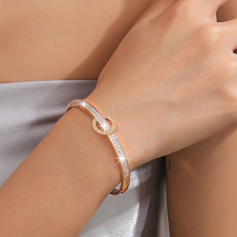 Roman Nummerierung Detail Zirkon Dekor Armband