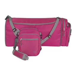 Travelon Cabrio 2 - in - 1 Crossbody Duffel, Berry