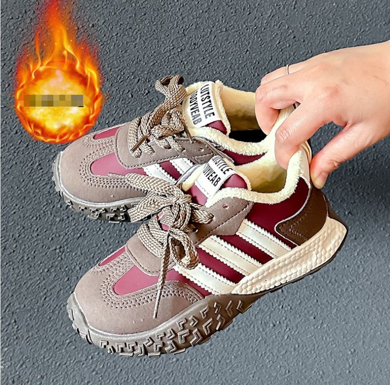 Winter Kaschmir Kinder Forrest Gump Schuhe De Trainingsschuhe Sportschuhe Modetrend alle passen Grund - und Sekundarschüler Casual Schuhe