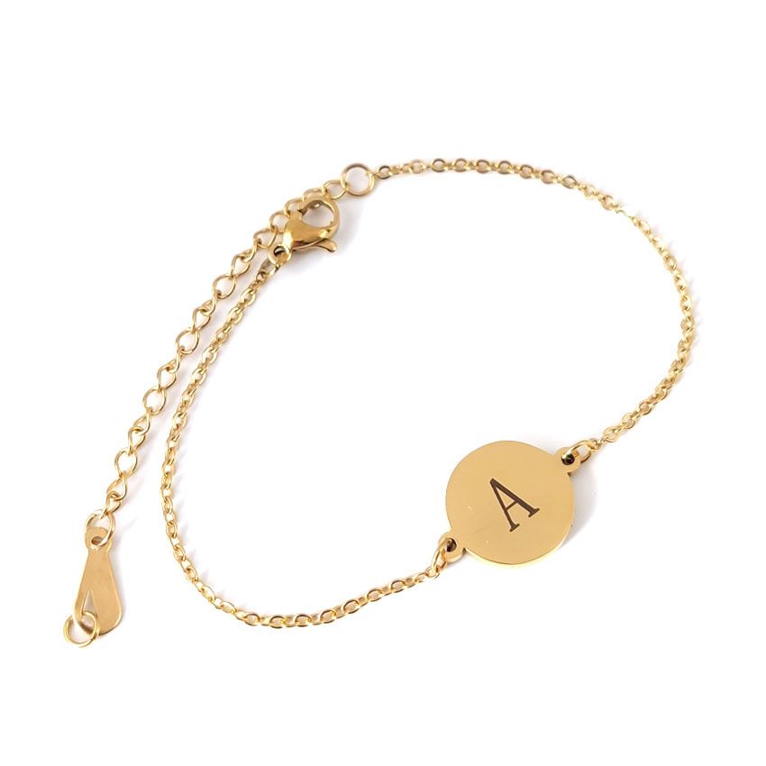 Fashion Round 26 Englische Buchstaben Armband