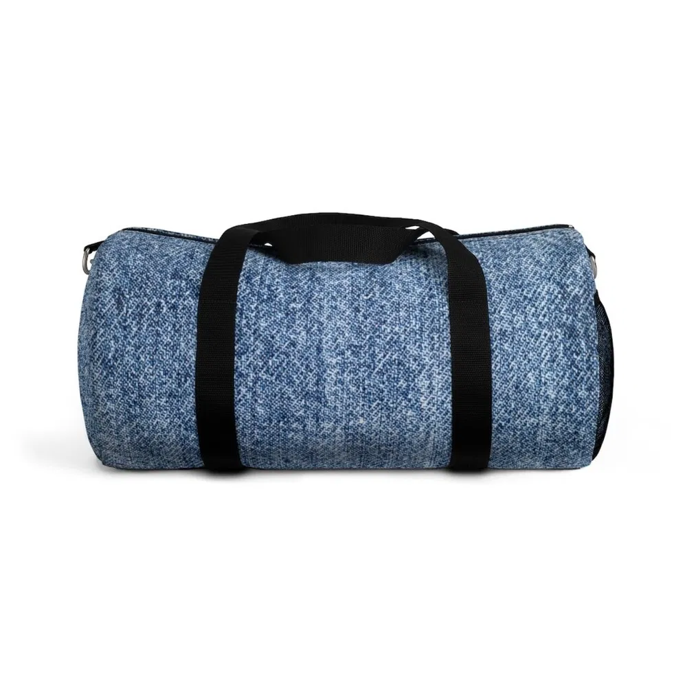 Duffel Taschen, Deep Blue Denim Style Tasche