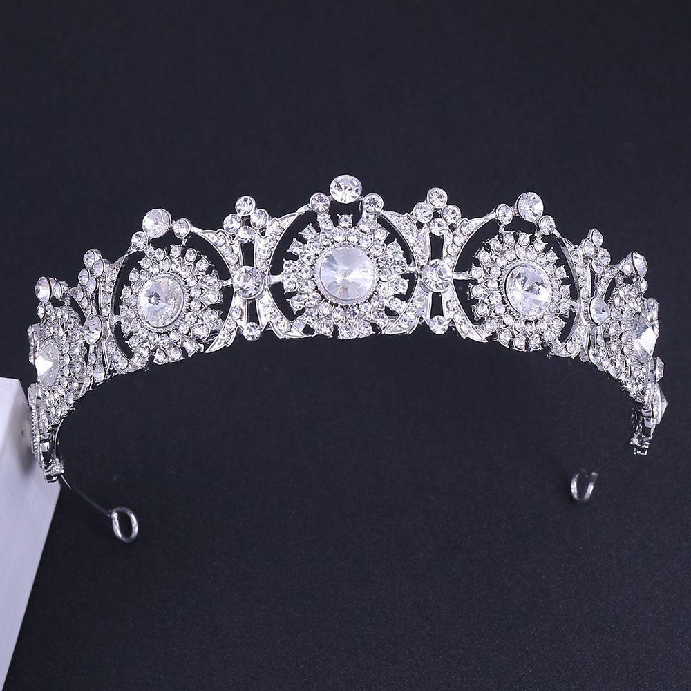 Einfaches Brautkopfband Crown Zircon Wassertropfbohrer