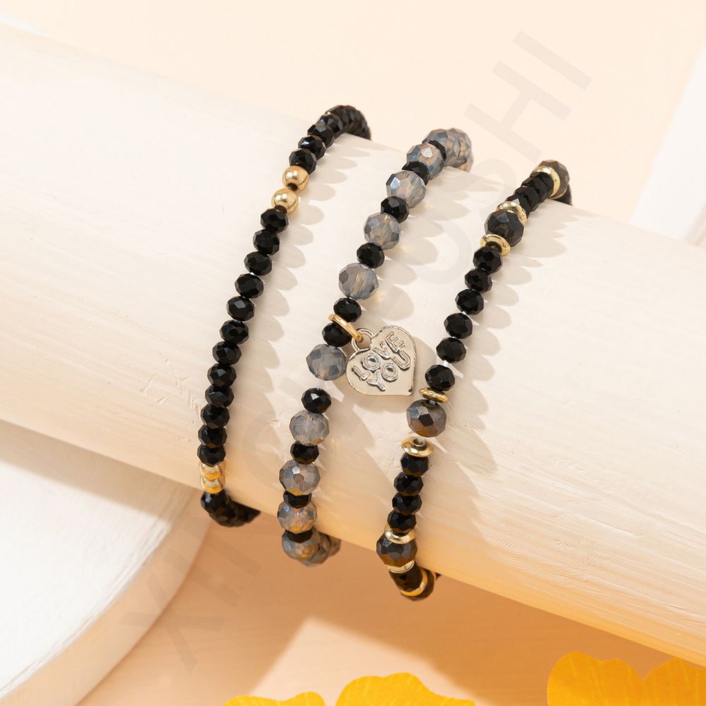 Resort Style Colorful Crystal Beaded Stretch Armband