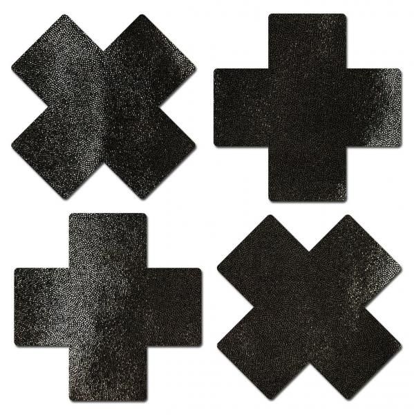 Pastease Petite Plus X Small Liquid Black Cross 2 Paare