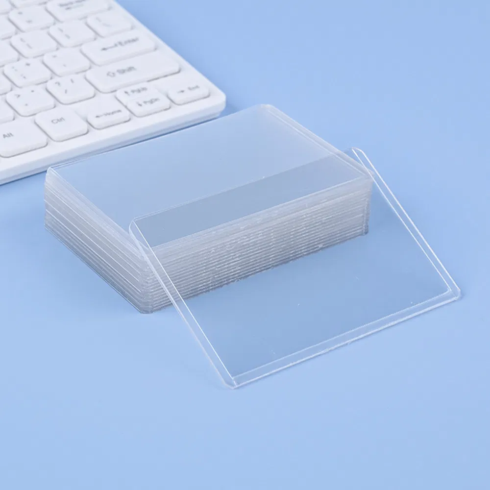 20pcs Transparente ID Abzeichen Halter Horizontale Vertikale Portable Großkapazität Karten Case Für Visitenkarte Studentenkarte Buskarte Arbeitskarte Schulbüro