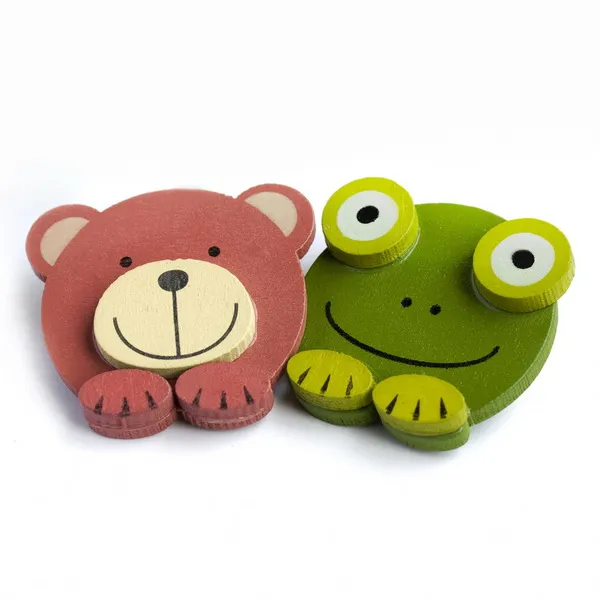 Frosch & Bär - Broche / Broch Pin / Tier Pin Broche