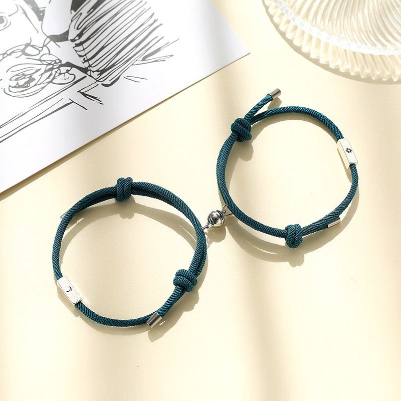 Legierung Sonne und Mond Paar Armbänder ein Paar