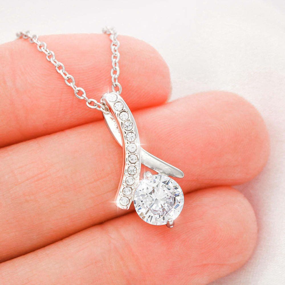 Damen Herringbone Miniatur Zircon Inlaid Halskette