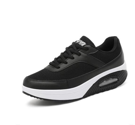 Walking Shoes Lace Up Leichtgewicht Sneakers