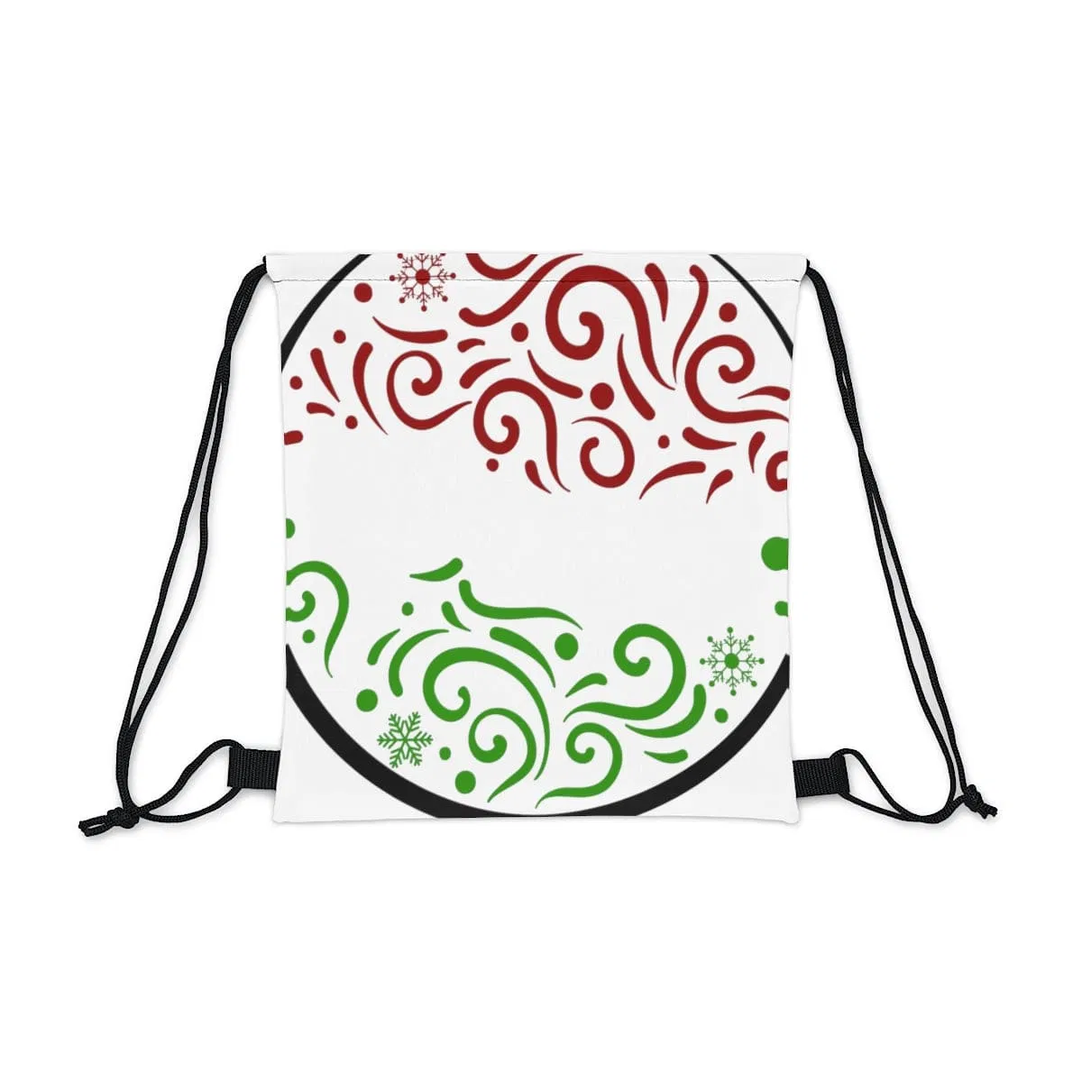 Drawstring Tasche, Frieden Weihnachten Urlaub Print